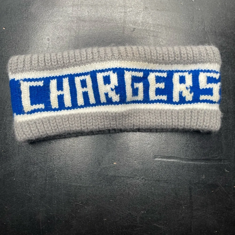 Chargers NFL Gray and Blue adult Headband ear warmer